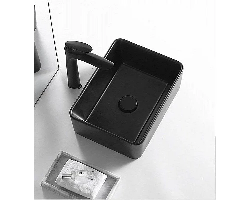 Заказать Раковина-чаша CeramaLux 36 6230MB Черная матовая в магазине сантехники Santeh-Crystal.ru