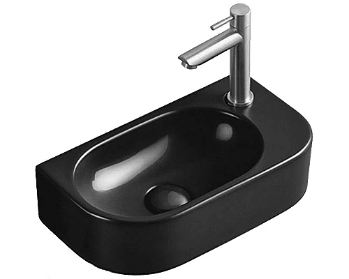 Заказать Раковина CeramaLux 40 78204LB Черная глянцевая в магазине сантехники Santeh-Crystal.ru