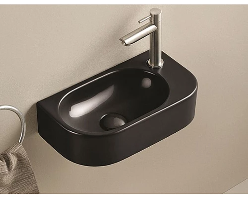 Заказать Раковина CeramaLux 40 78204LB Черная глянцевая в магазине сантехники Santeh-Crystal.ru