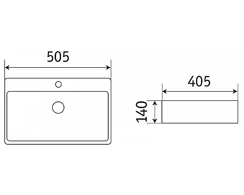 Заказать Раковина CeramaLux 50 78180 Белая глянцевая в магазине сантехники Santeh-Crystal.ru