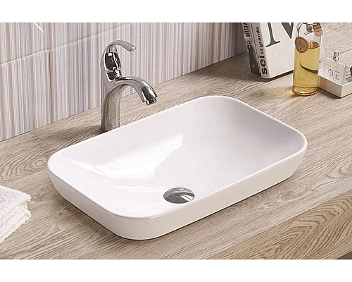 Заказать Раковина CeramaLux 50 E408D Белая глянцевая в магазине сантехники Santeh-Crystal.ru