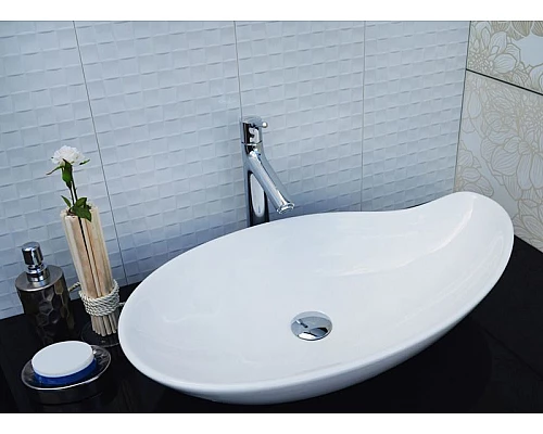 Приобрести Раковина-чаша CeramaLux 65 9052 Белая в магазине сантехники Santeh-Crystal.ru