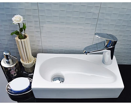 Купить Раковина-чаша CeramaLux 40 9265 Белая в магазине сантехники Santeh-Crystal.ru