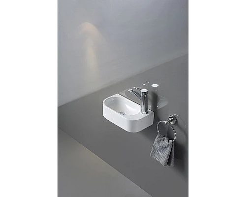 Заказать Раковина CeramaLux 40 78204L Белая в магазине сантехники Santeh-Crystal.ru