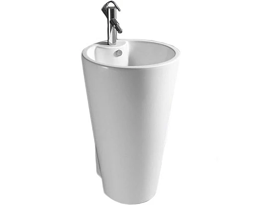 Купить Раковина CeramaLux 52 B134B Белая в магазине сантехники Santeh-Crystal.ru