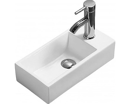 Купить Раковина CeramaLux 38 9048FL Белая в магазине сантехники Santeh-Crystal.ru