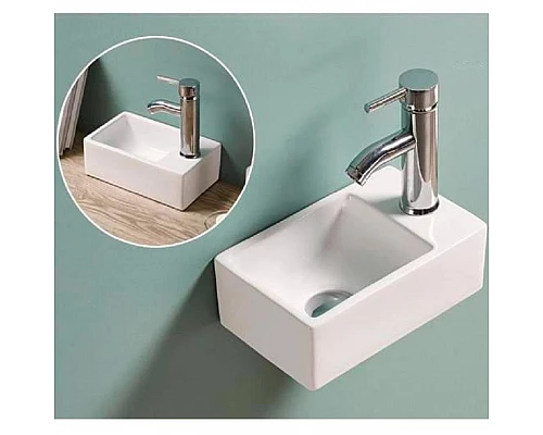 Купить Раковина CeramaLux 30 9048GTL Белая в магазине сантехники Santeh-Crystal.ru