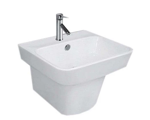 Приобрести Раковина CeramaLux 52 NB164 Белая в магазине сантехники Santeh-Crystal.ru