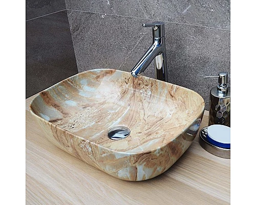 Заказать Раковина-чаша CeramaLux 46 548 Бежевая в магазине сантехники Santeh-Crystal.ru