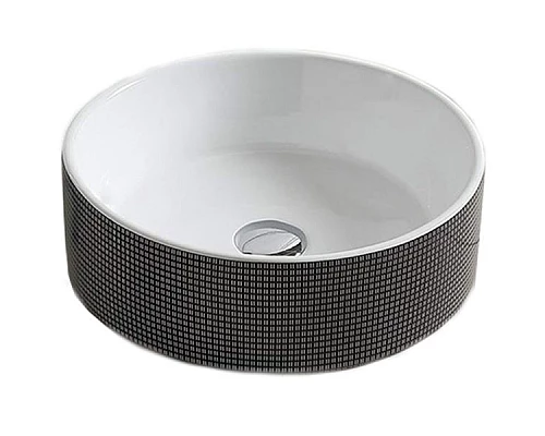 Заказать Раковина-чаша CeramaLux 38 78308 Белая Серебряная в магазине сантехники Santeh-Crystal.ru