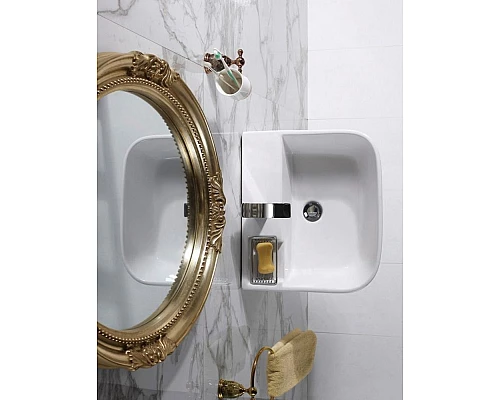 Купить Раковина CeramaLux 34 G-515 Белая в магазине сантехники Santeh-Crystal.ru