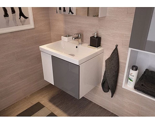 Приобрести Раковина Cersanit Colour 60 S-UM-COL60/1-w Белая в магазине сантехники Santeh-Crystal.ru