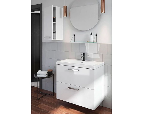 Купить Раковина Cersanit Como 80 S-UM-COM80/1-w подвесная Белая в магазине сантехники Santeh-Crystal.ru