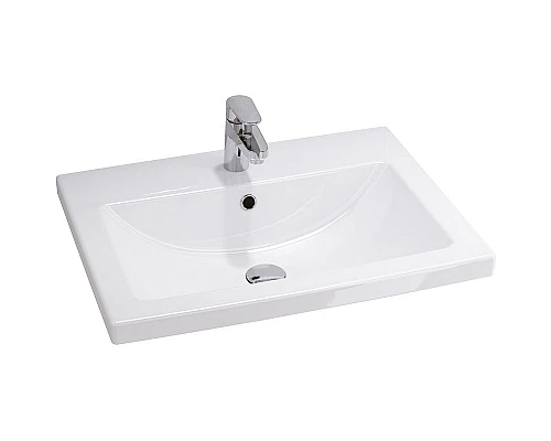 Купить Раковина Cersanit Como 60 S-UM-COM60/1-w подвесная Белая в магазине сантехники Santeh-Crystal.ru