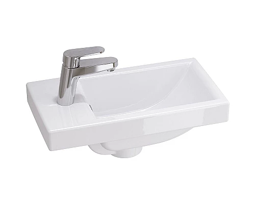 Купить Раковина Cersanit Como 40 S-UM-COM40/1-w подвесная Белая в магазине сантехники Santeh-Crystal.ru