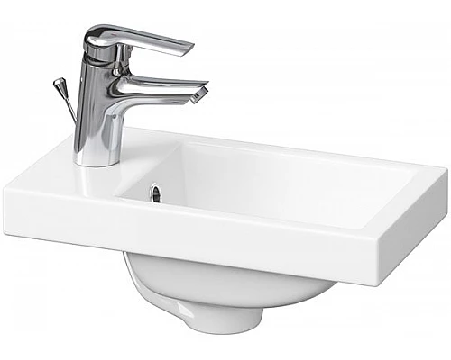 Купить Раковина Cersanit Como 40 S-UM-COM40/1-w подвесная Белая в магазине сантехники Santeh-Crystal.ru