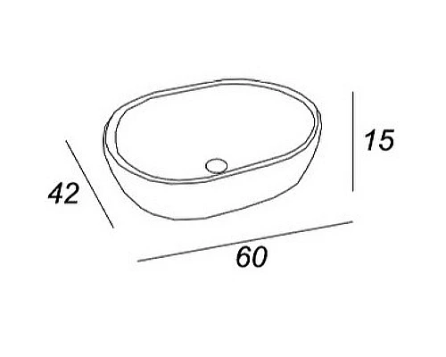 Раковина-чаша Cezares Bellagio 60 50179 Белая
