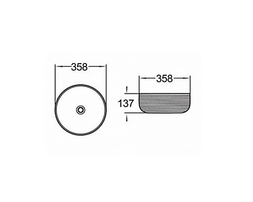 Купить Раковина-чаша Comforty 35.8 102 00004148750 Белая в магазине сантехники Santeh-Crystal.ru