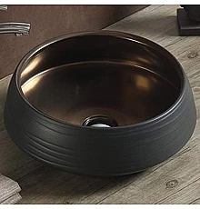 Раковина-чаша Comforty 43 J2091 00004139777 Черная Бронза