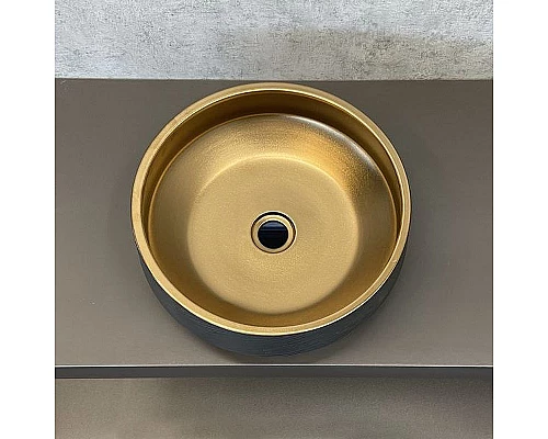 Заказать Раковина-чаша Comforty 43 J2091 00004139777 Черная Бронза в магазине сантехники Santeh-Crystal.ru