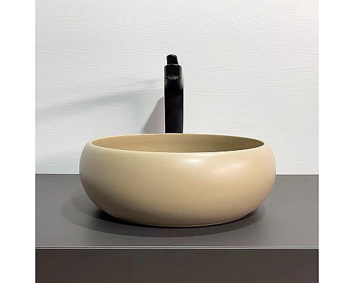 Заказать Раковина-чаша Comforty 36 113MC 00-00012227 Капучино матовая в магазине сантехники Santeh-Crystal.ru