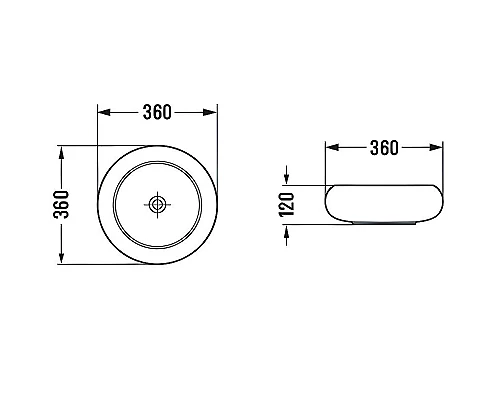 Заказать Раковина-чаша Comforty 36 113MC 00-00012227 Капучино матовая в магазине сантехники Santeh-Crystal.ru