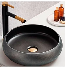 Раковина-чаша Comforty 41.5 78653 00-00012232 Серебро Черная