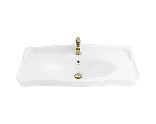 Заказать Раковина Creavit Antik 100 AN100-00CB00E-0000 Белая в магазине сантехники Santeh-Crystal.ru