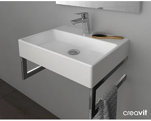 Купить Раковина Creavit Next 50 NX242-00CB00E-0000 Белая в магазине сантехники Santeh-Crystal.ru