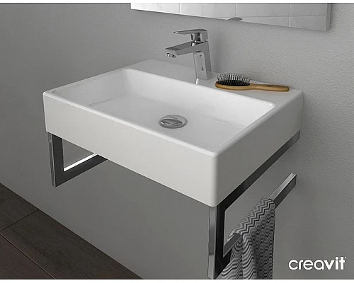 Купить Раковина Creavit Next 50 NX242-H.00000 Белая в магазине сантехники Santeh-Crystal.ru