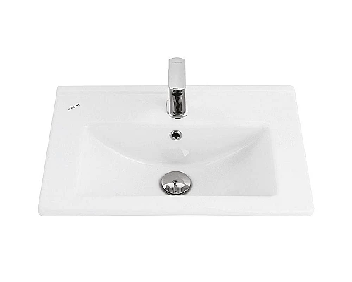 Приобрести Раковина Creavit Su 55 SU055-00CB00E-0000 Белая в магазине сантехники Santeh-Crystal.ru
