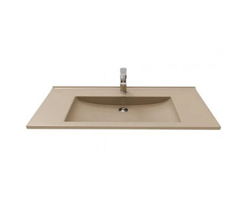 Купить Раковина Creavit Su 100 SU100-00CM00E-0000 Капучино матовая в магазине сантехники Santeh-Crystal.ru