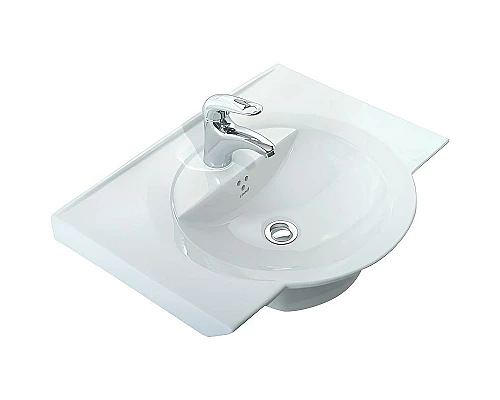 Приобрести Раковина Creavit Wing 65 WN065.00000 Белая в магазине сантехники Santeh-Crystal.ru