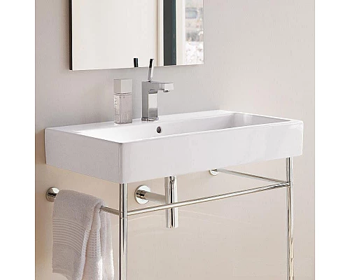 Приобрести Раковина Duravit Vero 80 045480000 Белая в магазине сантехники Santeh-Crystal.ru