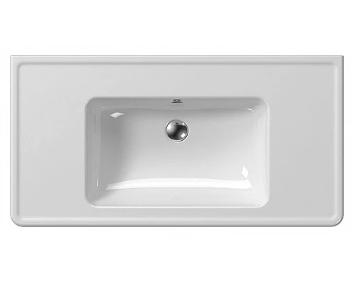 Купить Раковина GSI Classic 105 8723111 белая глянцевая в магазине сантехники Santeh-Crystal.ru