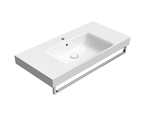 Купить Раковина GSI Nubes 100 9651111 Белая в магазине сантехники Santeh-Crystal.ru