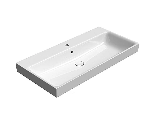 Купить Раковина GSI Nubes 100 9623111 Белая в магазине сантехники Santeh-Crystal.ru