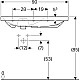 Купить Раковина Geberit Acanto 90 500.625.01.2 Белая в магазине сантехники Santeh-Crystal.ru
