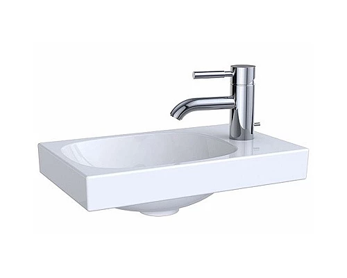 Купить Раковина Geberit Acanto 40 R 500.635.01.2 Белая в магазине сантехники Santeh-Crystal.ru