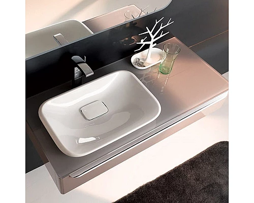 Приобрести Раковина Geberit myDay 60 245460600 Белая в магазине сантехники Santeh-Crystal.ru