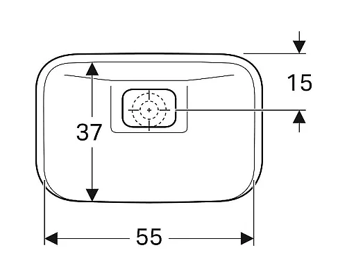 Приобрести Раковина Geberit myDay 60 245460600 Белая в магазине сантехники Santeh-Crystal.ru