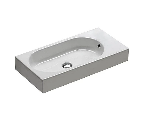 Заказать Раковина Hatria Area 70 L Y0W901 Белая в магазине сантехники Santeh-Crystal.ru