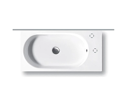 Заказать Раковина Hatria Area 70 L Y0W901 Белая в магазине сантехники Santeh-Crystal.ru