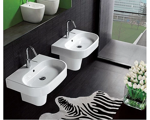 Заказать Раковина Hatria Area 60 Y0UH01 Белая в магазине сантехники Santeh-Crystal.ru