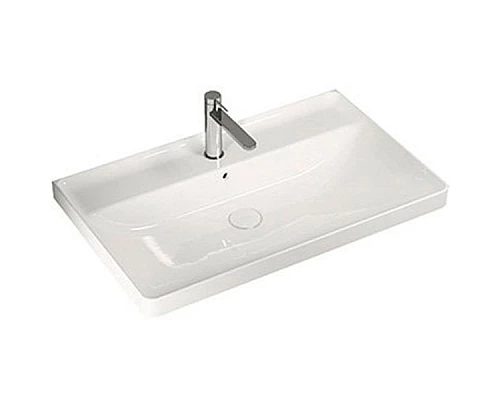 Купить Раковина Hatria Canalgrande 80 Y1EK Белая в магазине сантехники Santeh-Crystal.ru