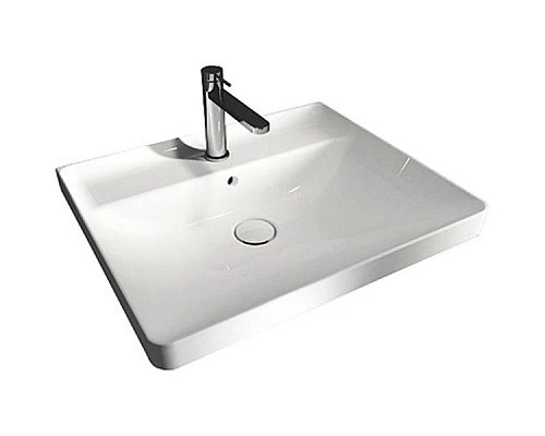 Купить Раковина Hatria Canalgrande 60 Y1EJ Белая в магазине сантехники Santeh-Crystal.ru