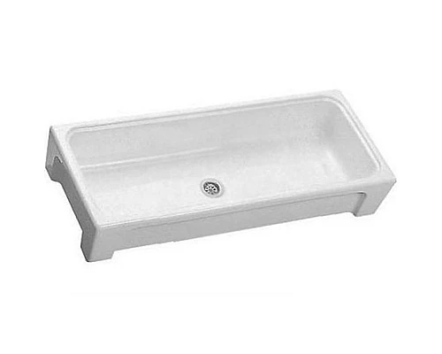 Заказать Хозяйственная раковина Hatria Complementi 120 YN05 Белая в магазине сантехники Santeh-Crystal.ru