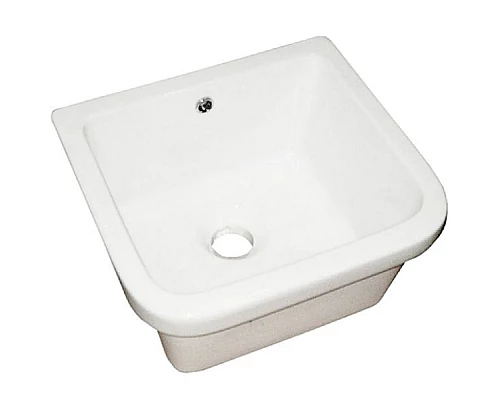 Купить Хозяйственная раковина Hatria Complements 42 YN02 Белая в магазине сантехники Santeh-Crystal.ru