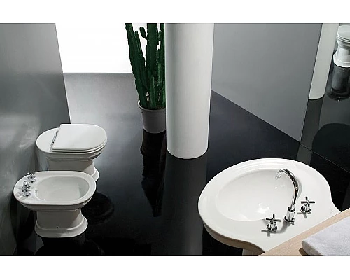 Приобрести Раковина Hatria Dolcevita 75 Y0EW01 Белая в магазине сантехники Santeh-Crystal.ru