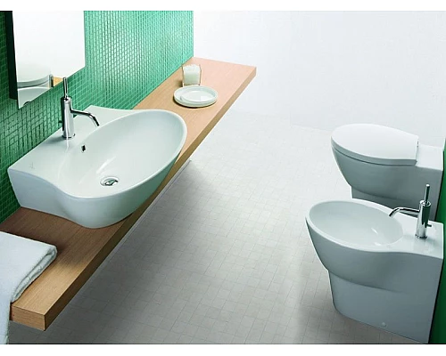 Купить Раковина Hatria Nido 56 Y0TT01 Белая в магазине сантехники Santeh-Crystal.ru